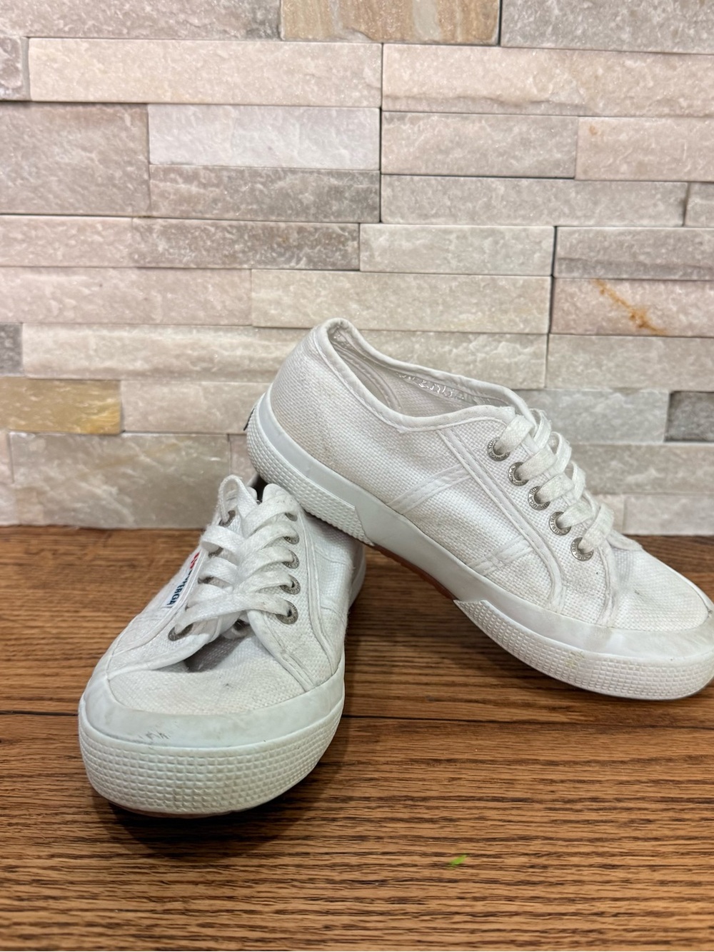 Superga girl sneakers size 12 toddler little kid